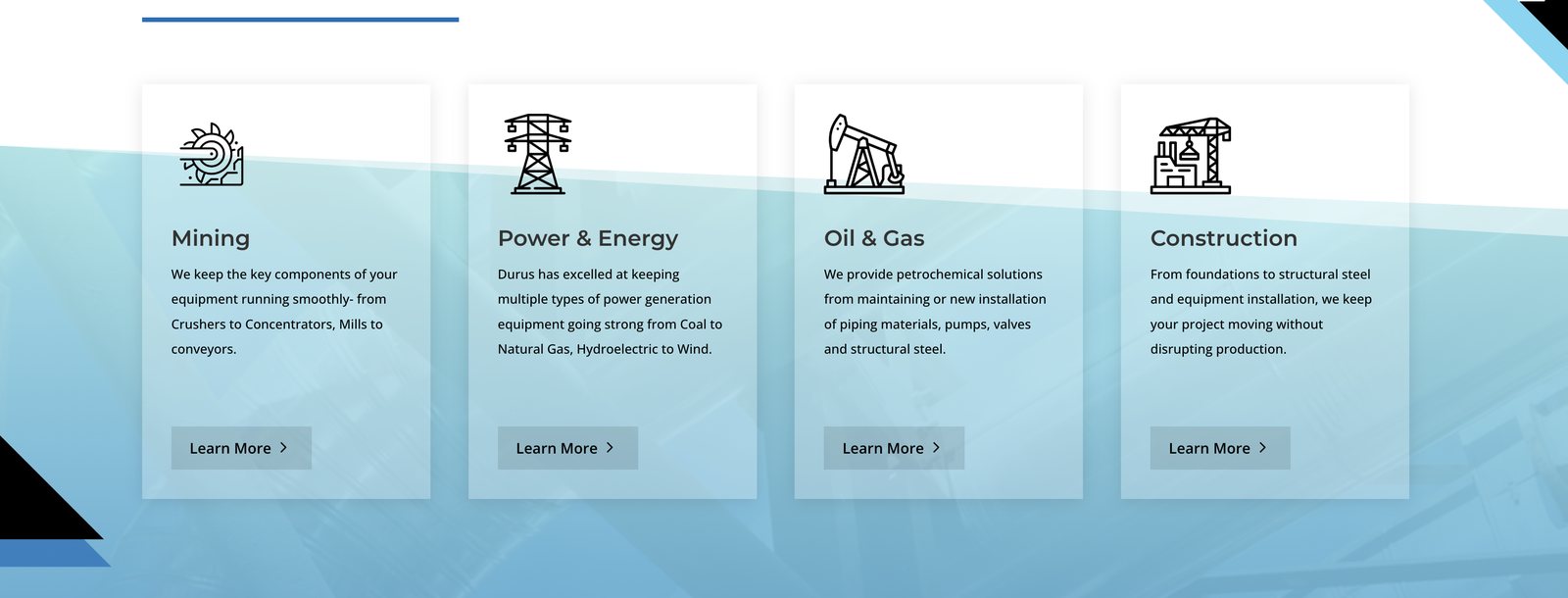 Durus Industrial industry cards