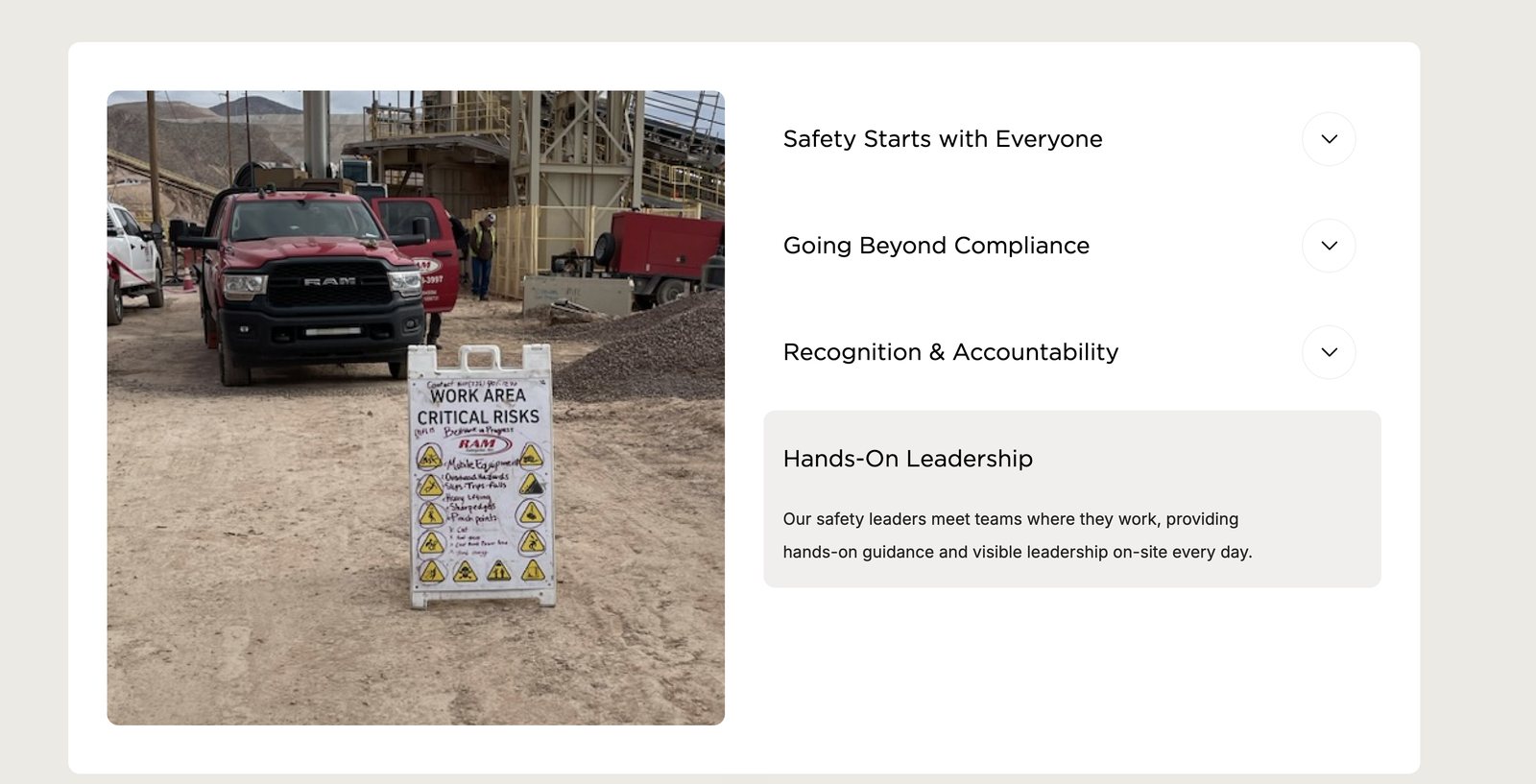 RAM Safety Starts with Everyone section